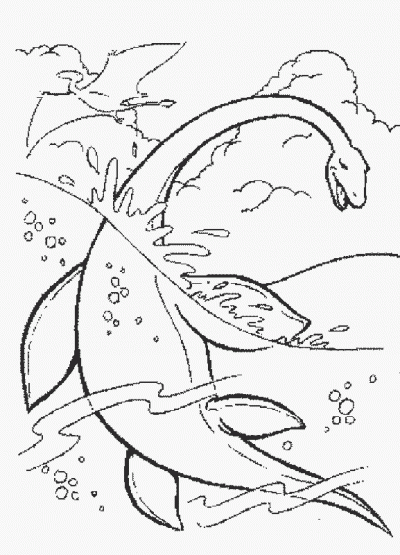 400x555 Dinosaur Coloring Pages