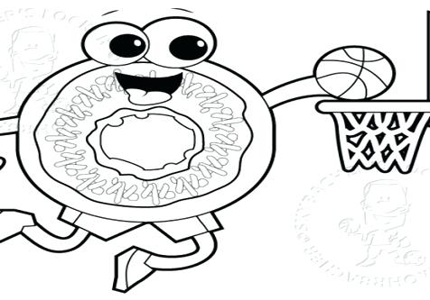 476x333 Doughnut Coloring Page Printable Coloring Pages Cute Donut