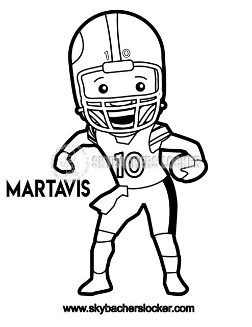 494x640 Juju Smith Schuster Coloring Page Skybacher's Locker