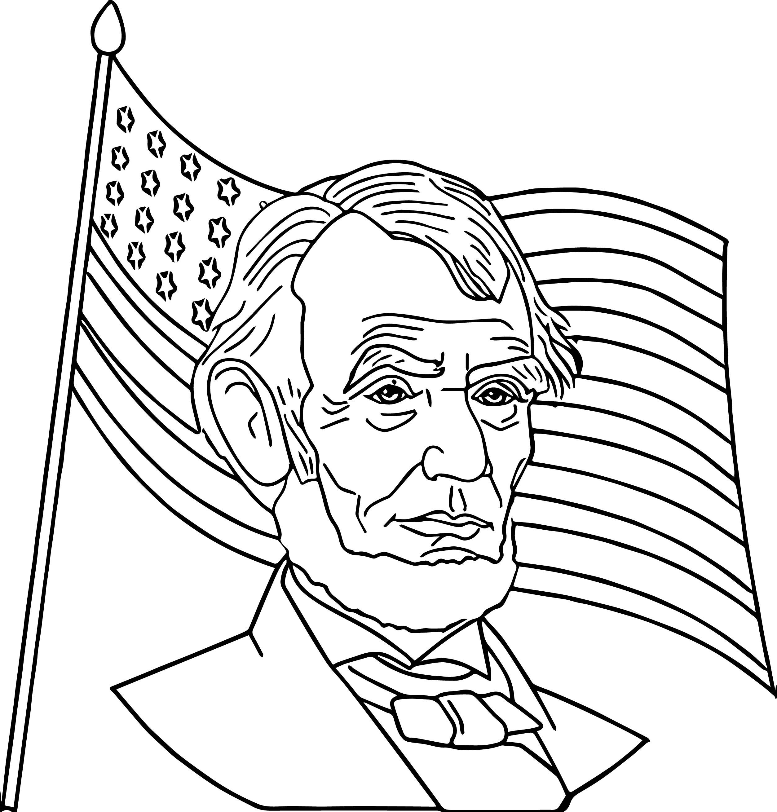 Log Cabin Coloring Page