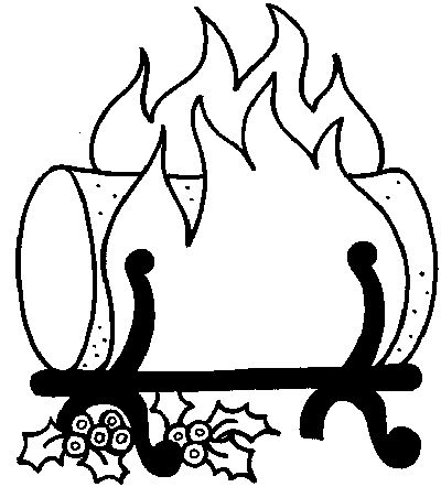 Log Coloring Page