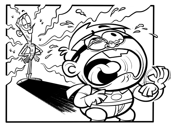 600x440 Fanboy Chum Chum Coloring Pages Lambeys Log Fanboy