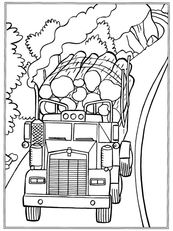 576x768 Coloring Page Trucks Trucks On Kids N Fun.co.uk. On Kids N Fun You
