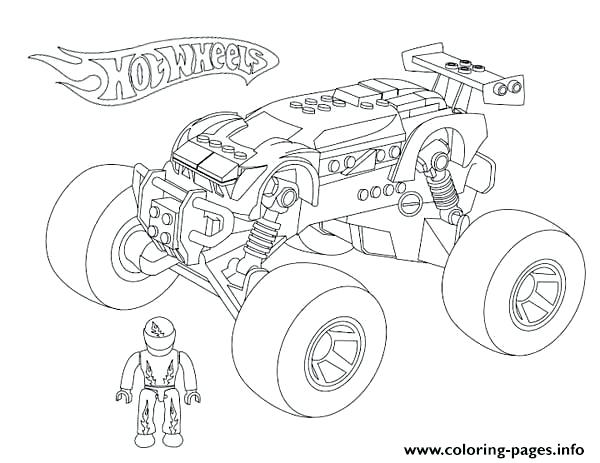 600x463 Emerging Monster Truck Color Page Monster Truck Coloring Pages