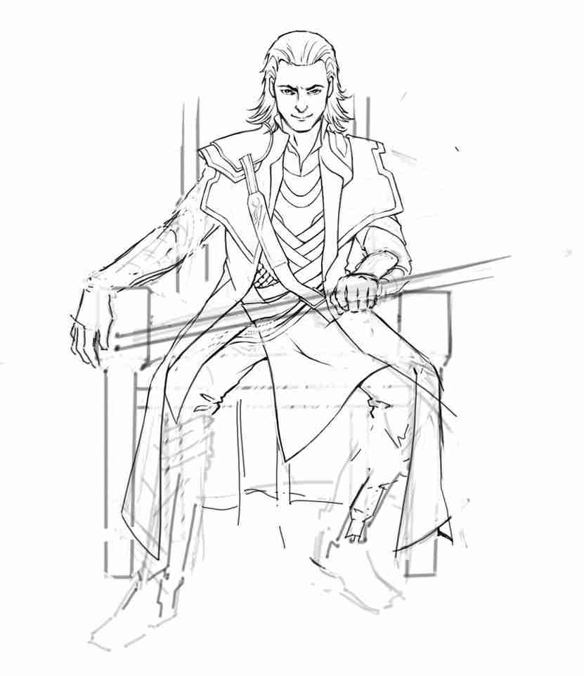831x962 Loki Coloring Pages Coloring Pages Amazing Olegratiy