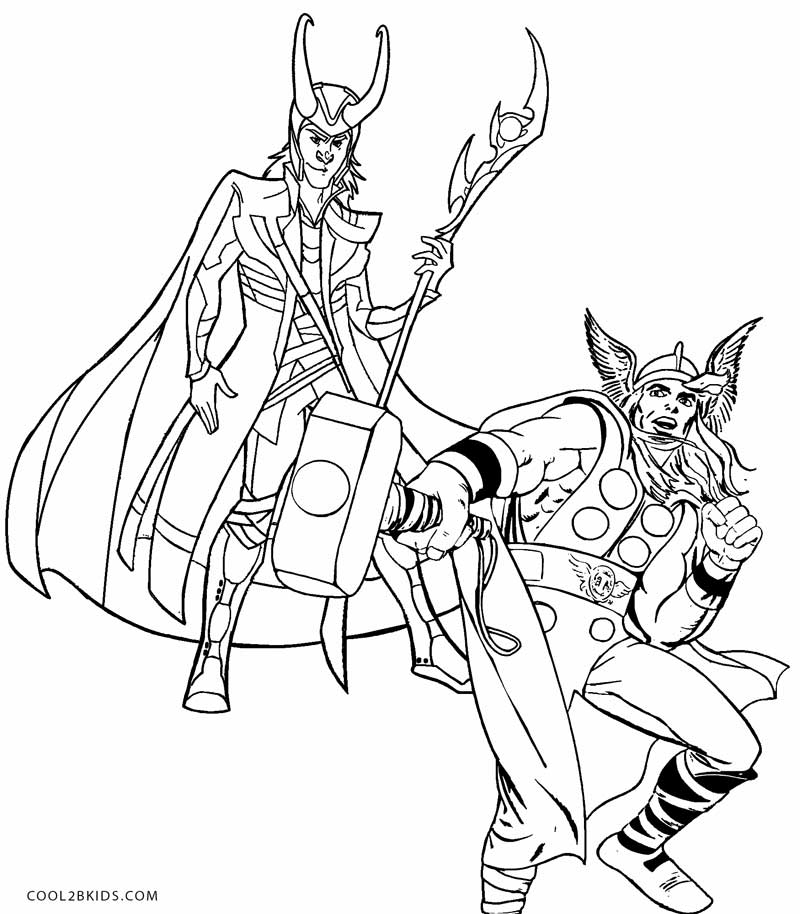 800x914 Printable Thor Coloring Pages For Kids Cool2bkids Loki Coloring