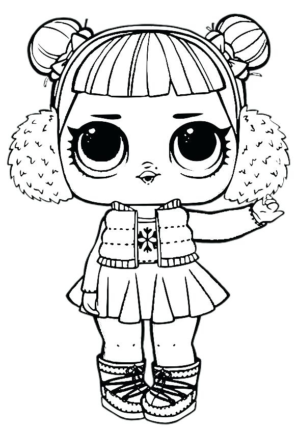 583x844 Lol Doll Coloring Pages Lol Doll Coloring Pages Terest Home