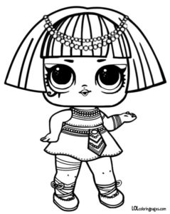 239x300 Pharaoh Babe L.o.l Surprise Coloring Page Lol Surprise Doll