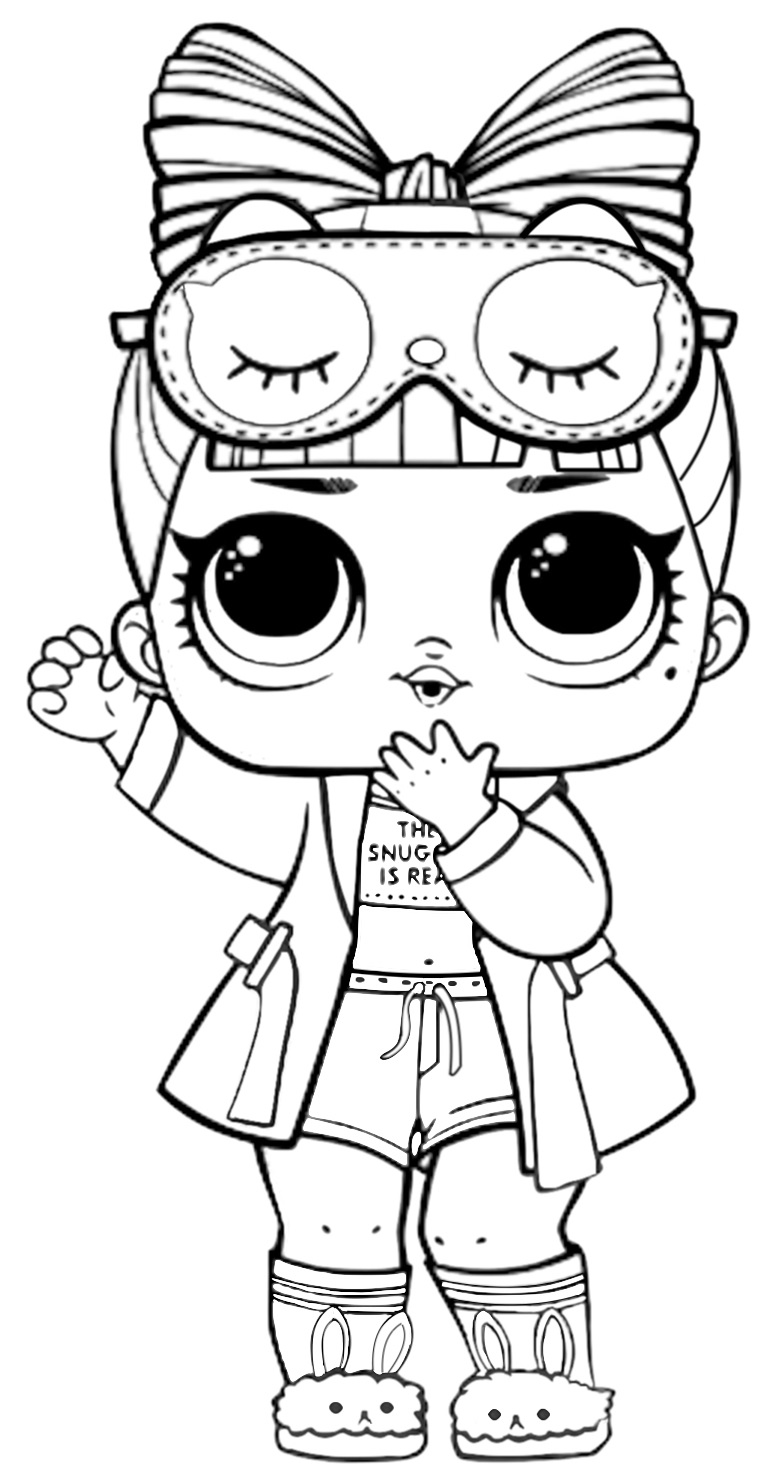 765x1480 Coloring Pages Of Lol Durprise Dolls. 80 Pieces Of Black And White
