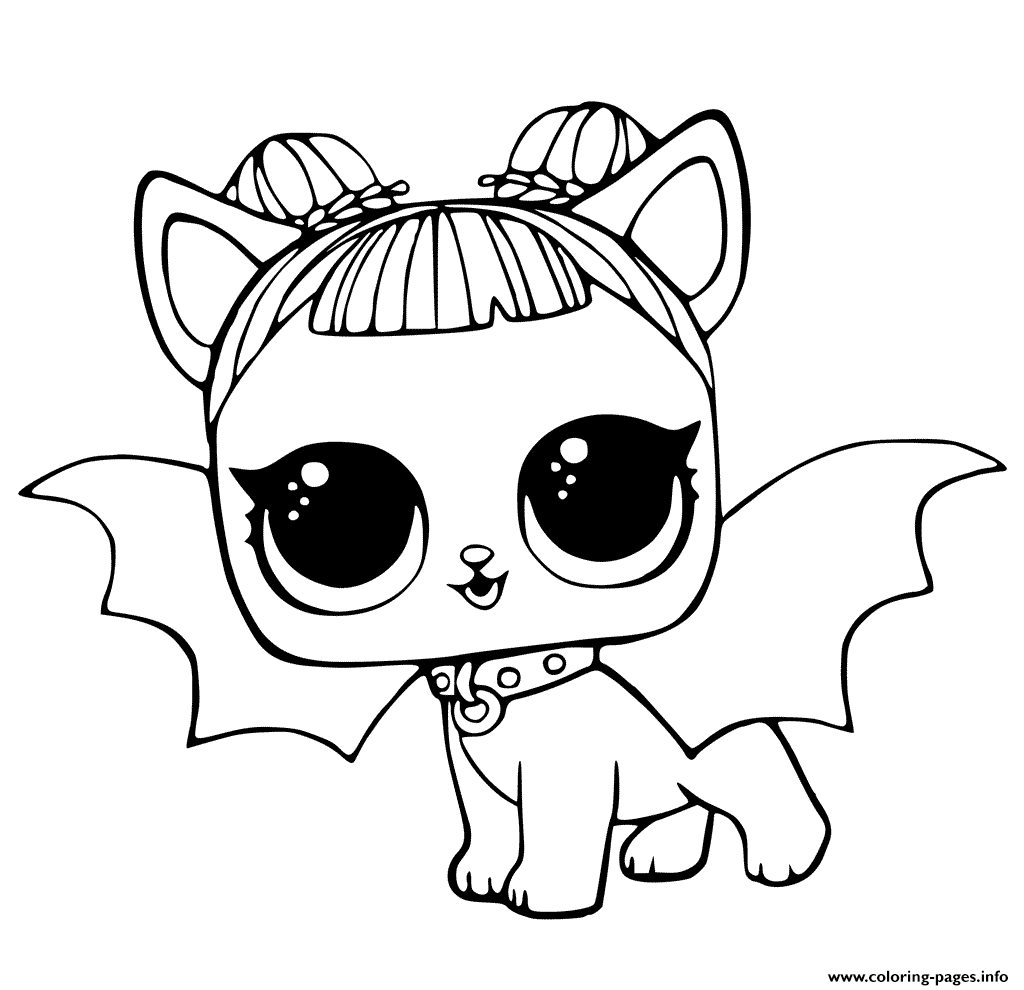 1024x990 Lol Pets Coloring Pages Cute Midnight Pup With Devil Wings