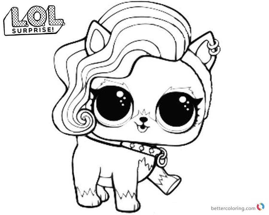 900x720 Lol Surprise Coloring Pages Series 3 Ruff Rocker