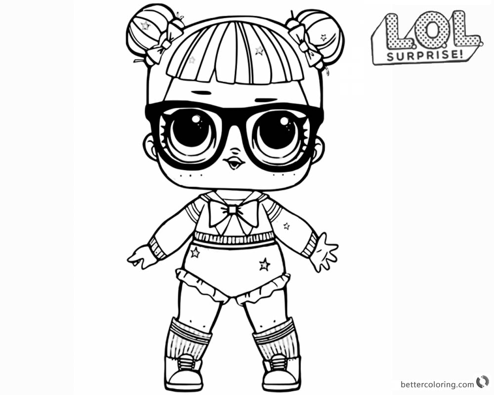 1000x800 Lol Surprise Doll Coloring Pages Glitter Teacher's Pet