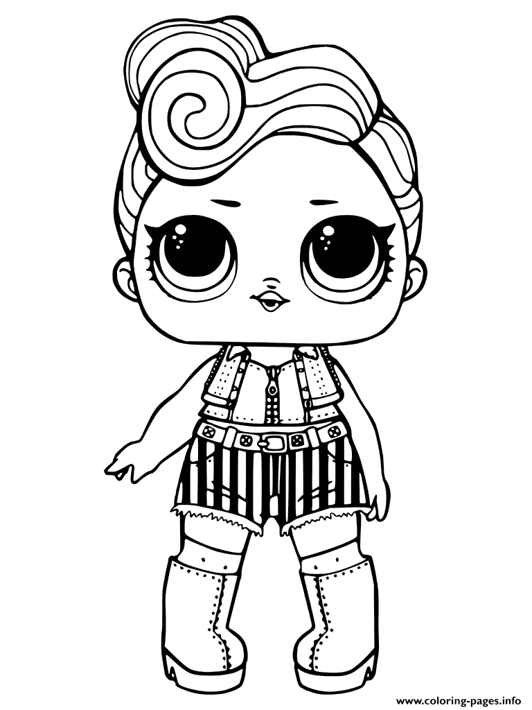 768x1024 Lol Surprise Dolls Coloring Pages Printable