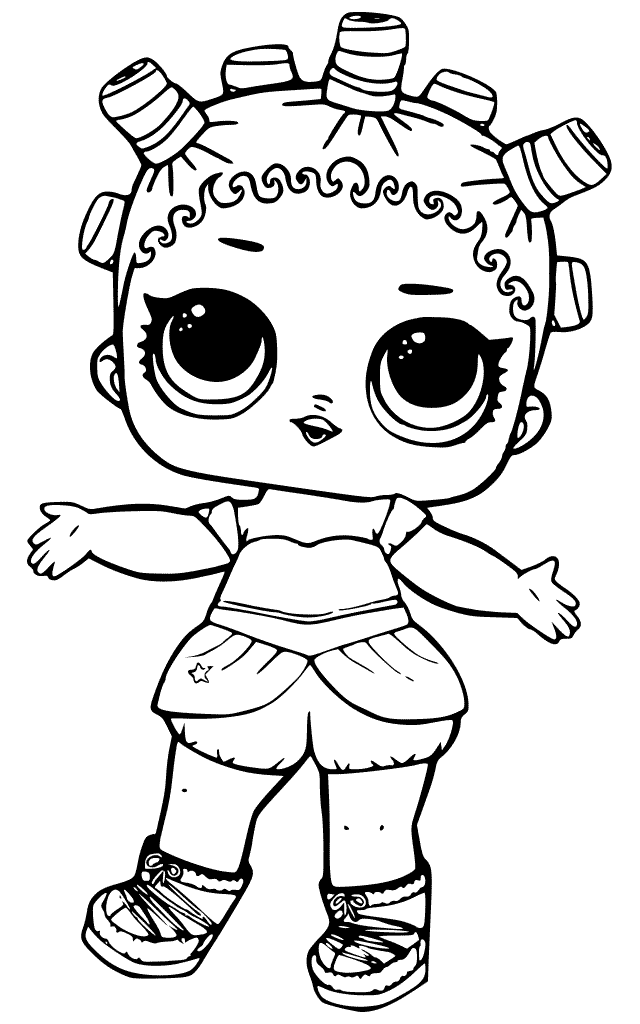 640x1024 Lol Surprise Doll Coloring Glitter Cosmic Queen