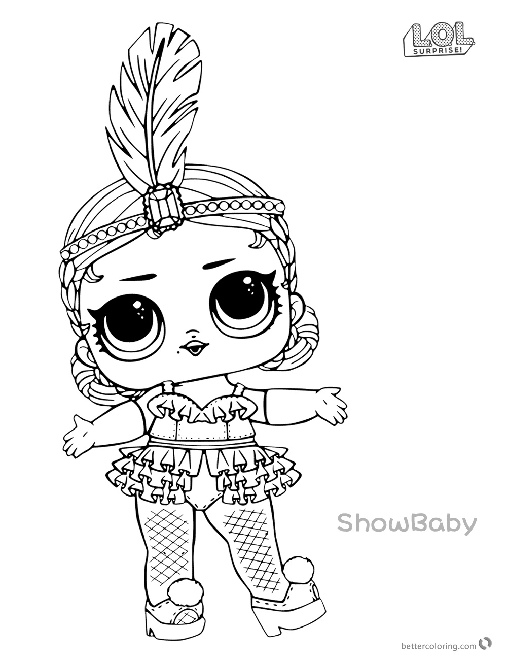 1000x1300 Lol Surprise Doll Coloring Pages Showbaby