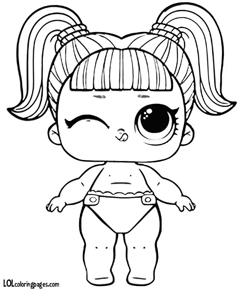 799x962 Lil Glamstronaut Series 3 Wave 2 L.o.l Surprise Doll Coloring Page
