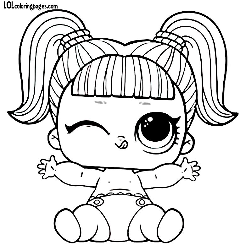 763x796 Lil Unicorn Series 3 Wave 2 L.o.l Surprise Doll Coloring Page