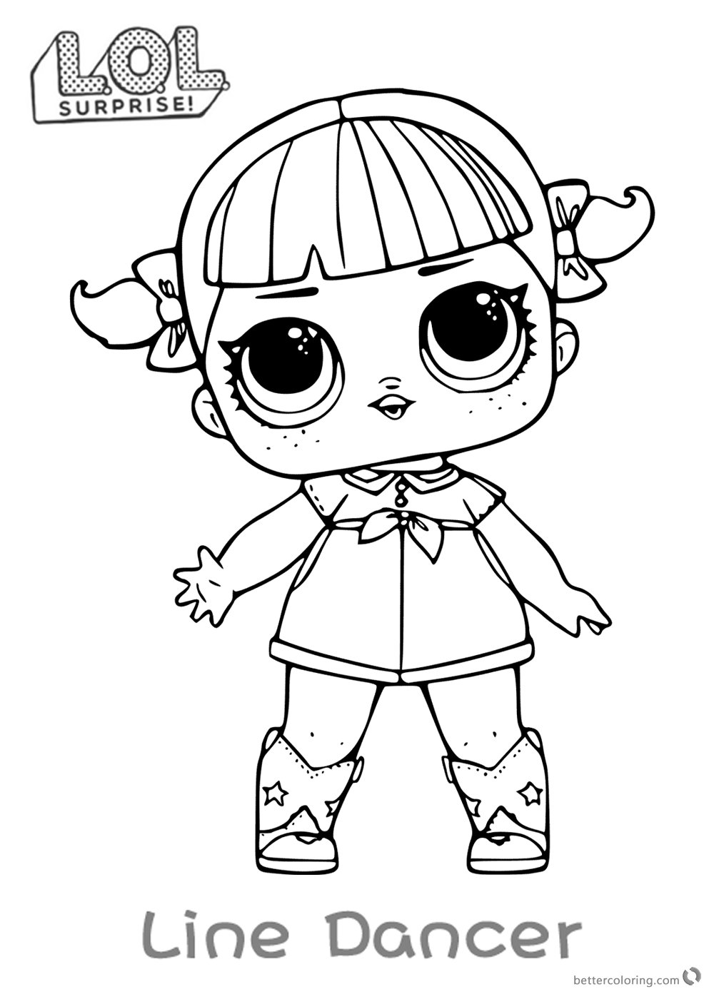 1000x1400 Lol Surprise Doll Coloring Pages Line Dancer Free, Lol Dolls