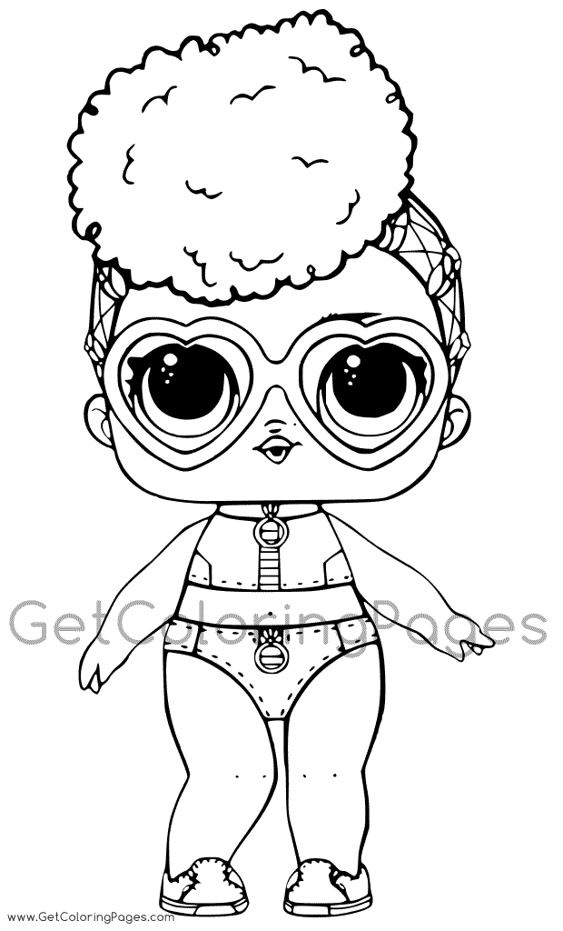 620x1024 Lol Surprise! Series 3 Coloring Page