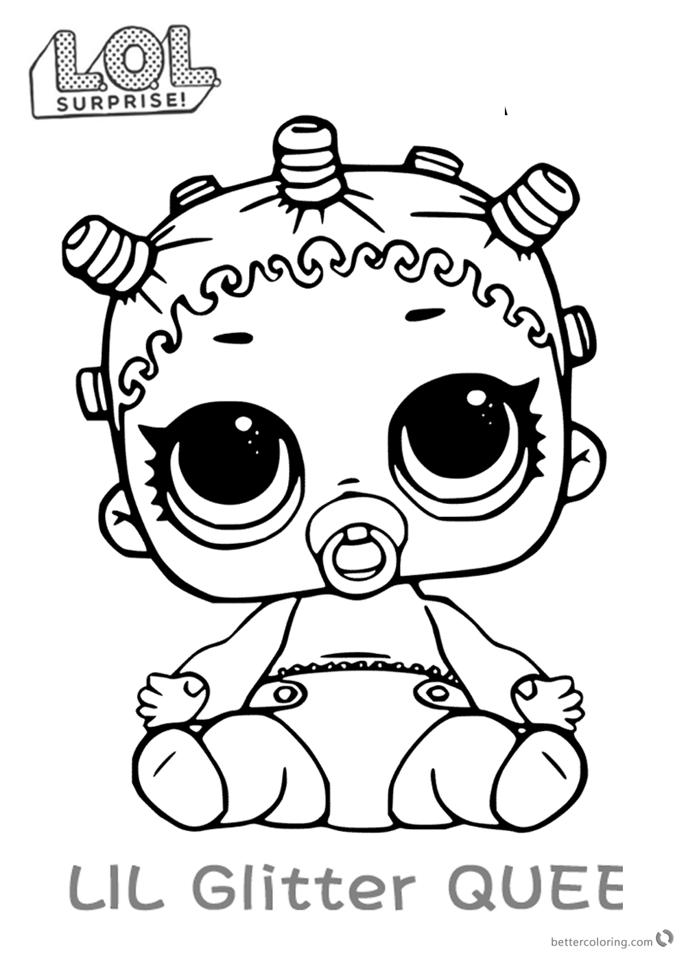 1000x1400 Lol Surprise Doll Coloring Pages Lil Roller Sk8ter