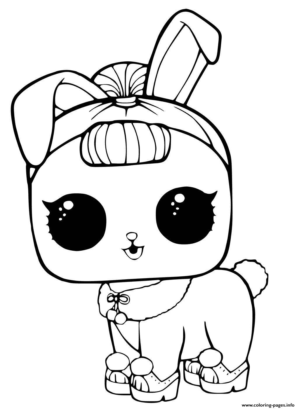 1024x1400 Lol Surprise Pets Coloring Page Crystal Bunny Coloring Pages Printable