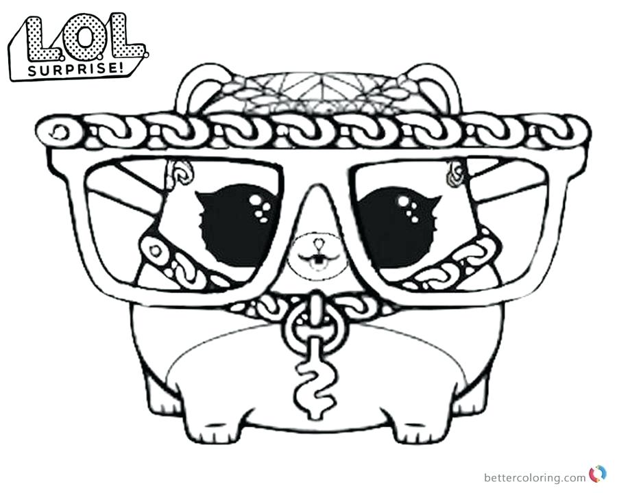 900x720 Lol Surprise Coloring Pages Unicorn Series 3 Hammy Free Printable
