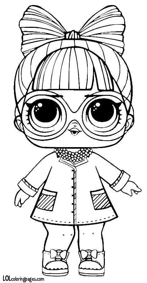 471x904 P.h.d.b.b. Series 3 L.o.l Surprise Doll Coloring Page Coloring