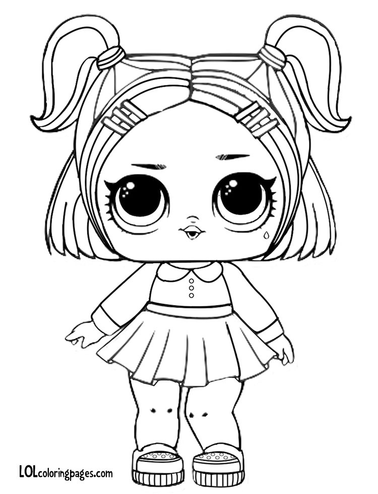 750x980 Dusk Lol Doll Coloring Page Lol Surprise Doll Coloring Pages, Lol