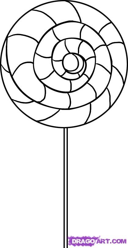 419x810 Swirl Lollipop Coloring Page Projects To Try Swirl