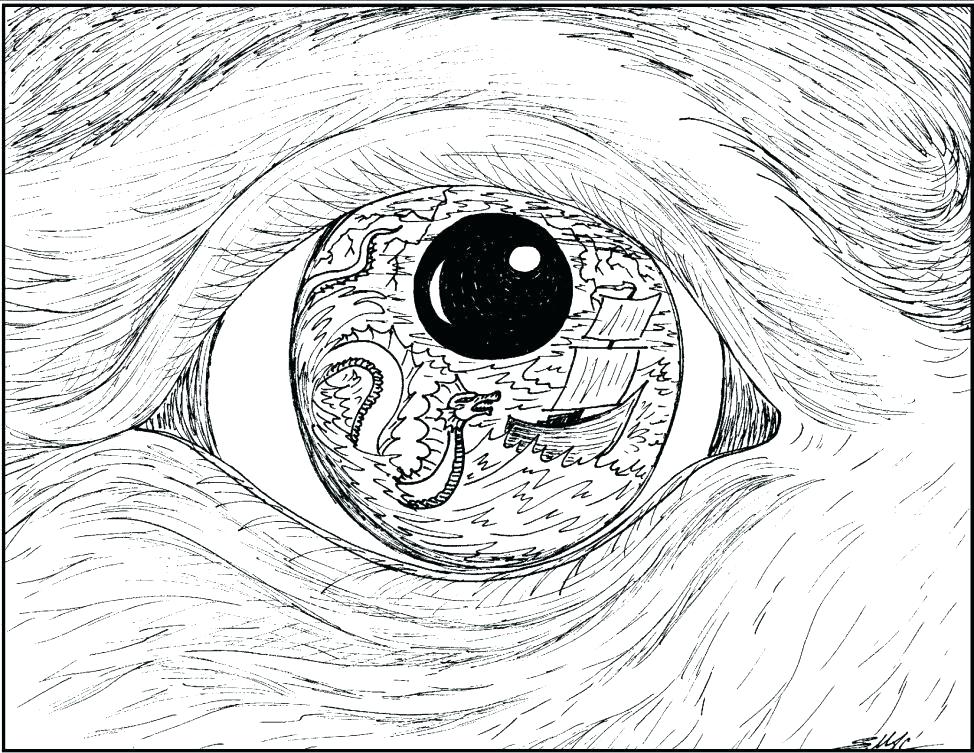 974x753 Eyeball Coloring Page Eye Coloring Pages Eye Coloring Page Animal