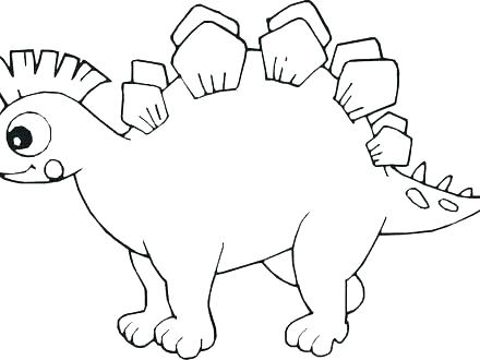 440x330 Skeleton Coloring Pages For Preschoolers Long Neck Dinosaur Page