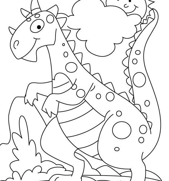 560x600 Dinosaur Coloring Pages For Preschoolers Coloring Pages
