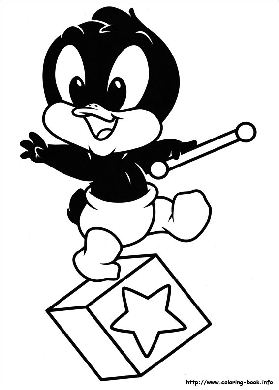 567x794 Looney Tunes Coloring Picture