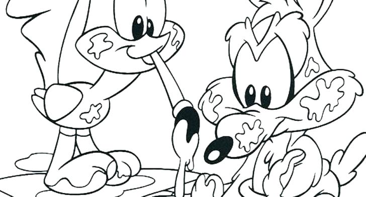 728x393 Baby Looney Tunes Coloring Pages Deepart