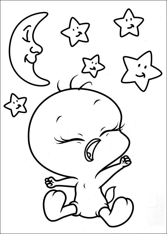 567x794 Looney Tunes Coloring Pages For Baby Plan 13