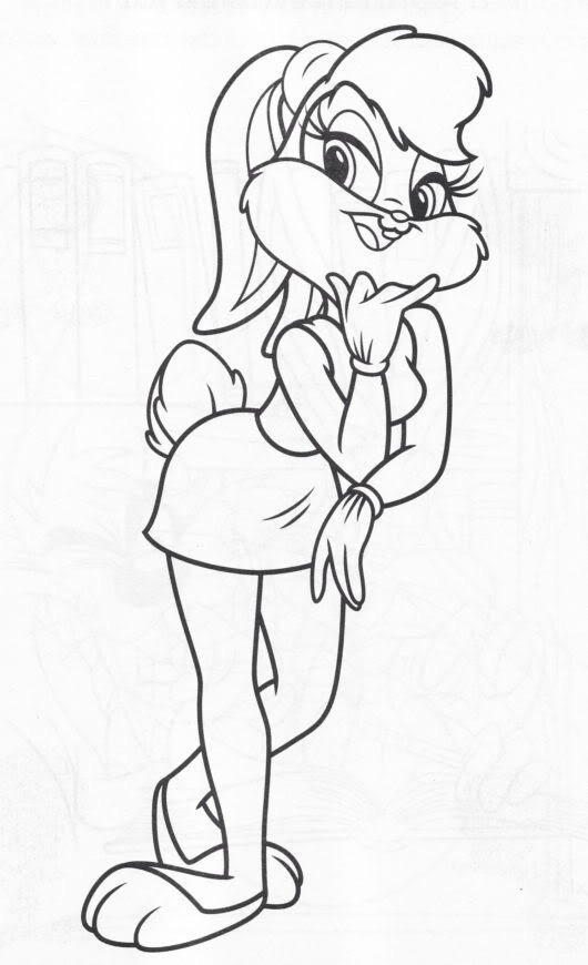 530x870 Bugs Bunny And Lola Bunny Coloring Pages 553774