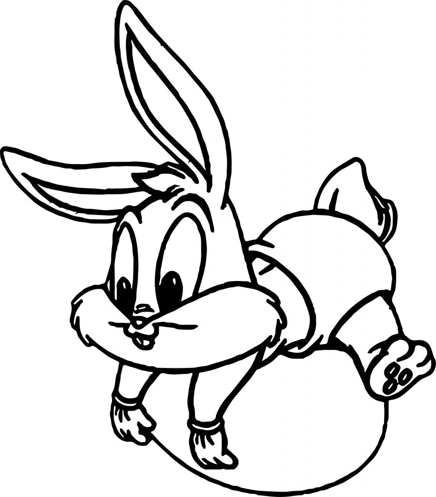899x1024 Cute Baby Bugs Bunny Coloring Pages Cartoon Printable Cartoons