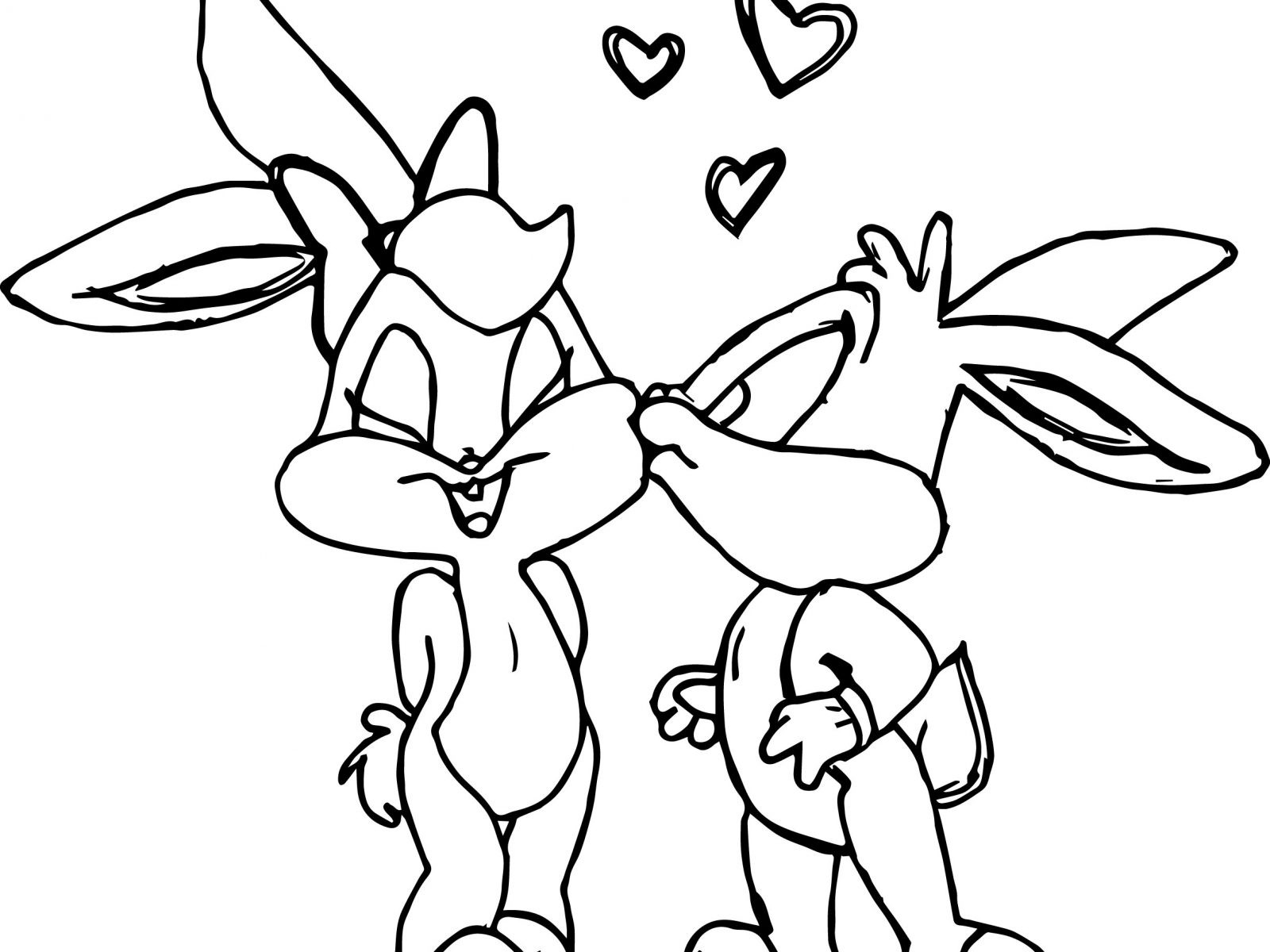 1600x1200 Baby Bugs Bunny And Lola Coloring Pages Collection Coloring