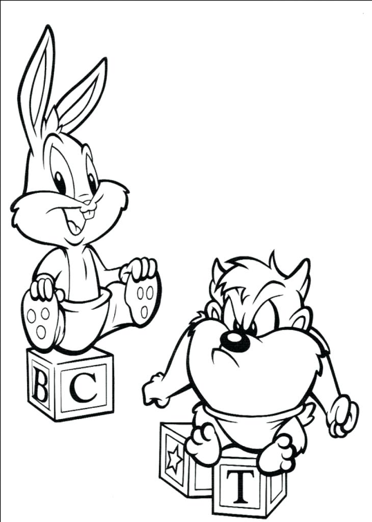 730x1024 Baby Looney Toons Coloring Pages Bugs Bunny Alright Page Cartoon