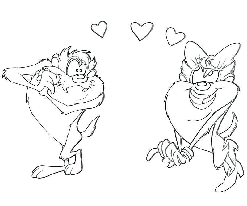 800x667 Taz Coloring Pages Coloring Pages Google Search Baby Looney Tunes