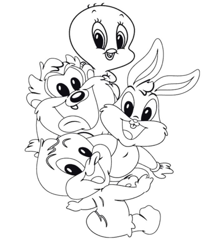 650x796 Baby Looney Tunes Coloring Pages Free Coloring Pages (For Later