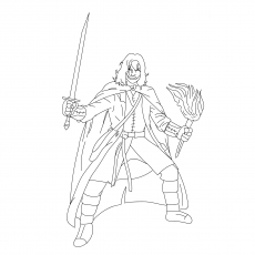 Lord Of The Rings Coloring Pages