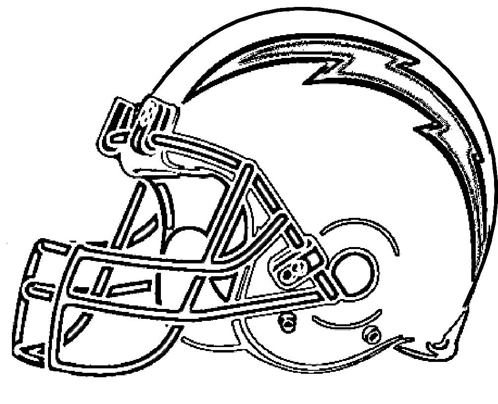 1006x816 Chargers Coloring Pages Los Angeles Logo Page