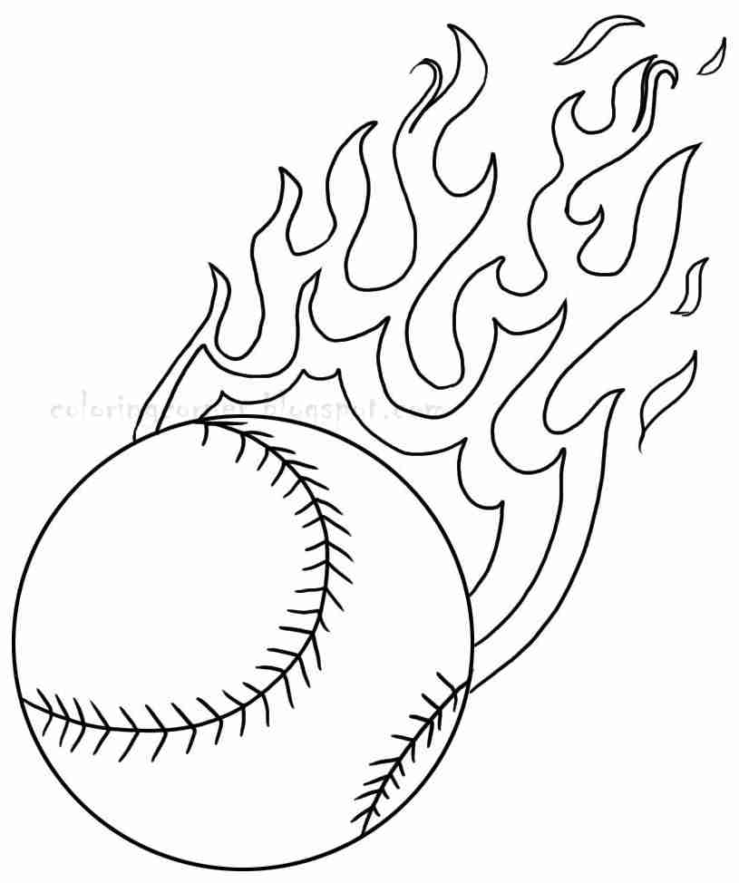 815x974 Baseball Coloring Page Olegratiy