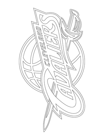 360x480 Los Angeles Lakers Logo Coloring Page