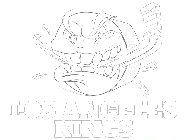 600x450 Printable Los Angeles Kings Coloring Sheet Nhl Coloring Sheets