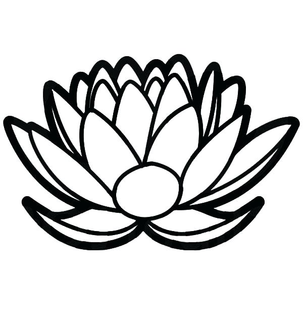 600x627 Ideas Lotus Flower Coloring Page And Lotus Flower Floral Design