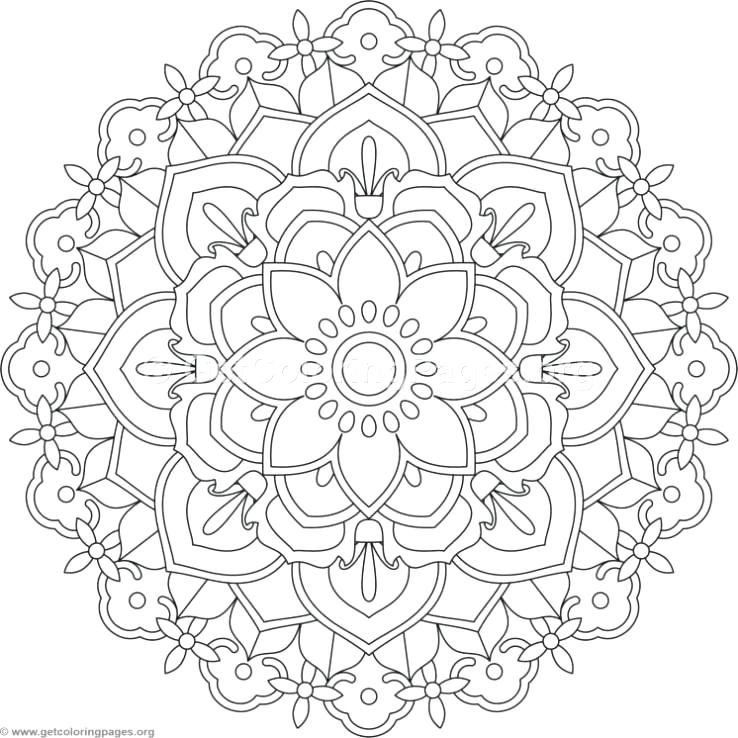 738x738 Good Flower Mandala Coloring Pages And Flower Mandala Coloring