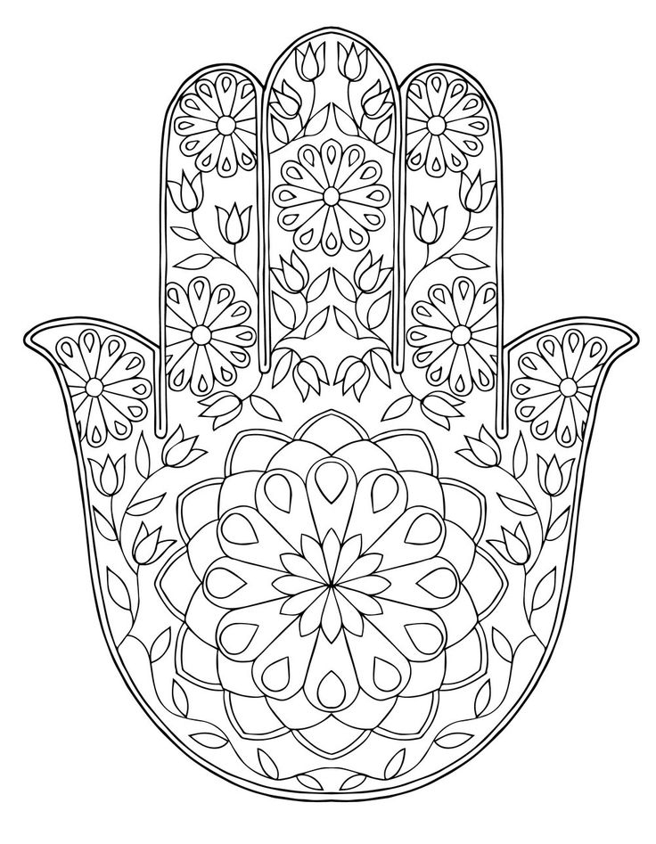 736x947 Lotus Mandala Adult Coloring Pages Printable