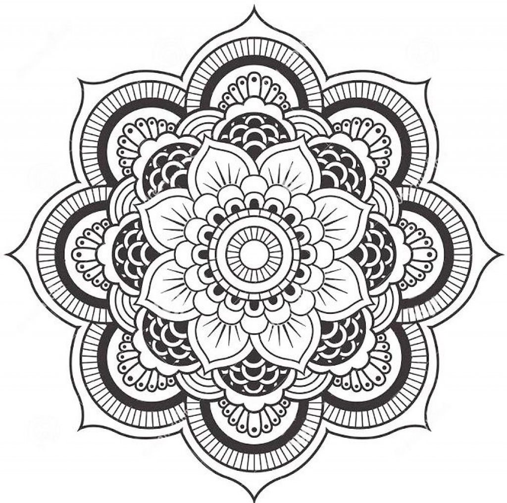 1024x1016 Best Of Lotus Flower Mandala Coloring Pages Design Printable